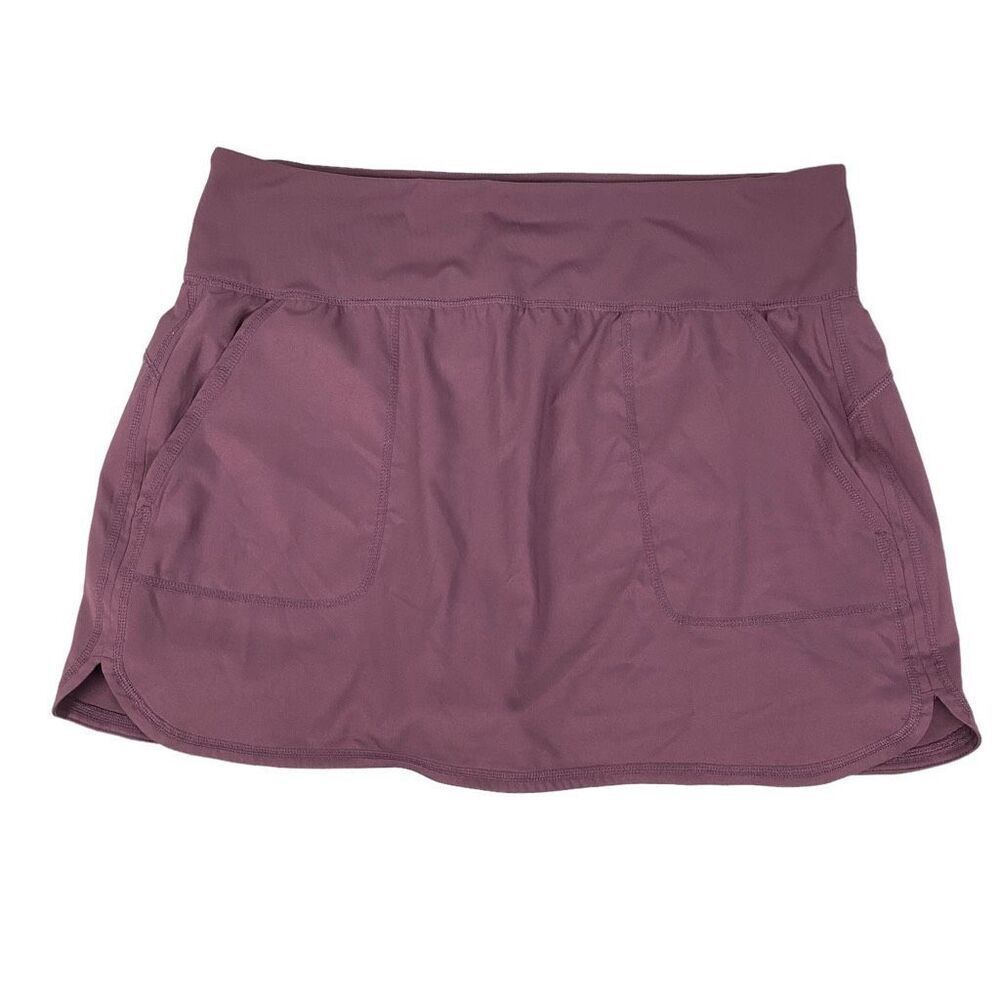 Zuda Women's Large Petite Eggplant Skort